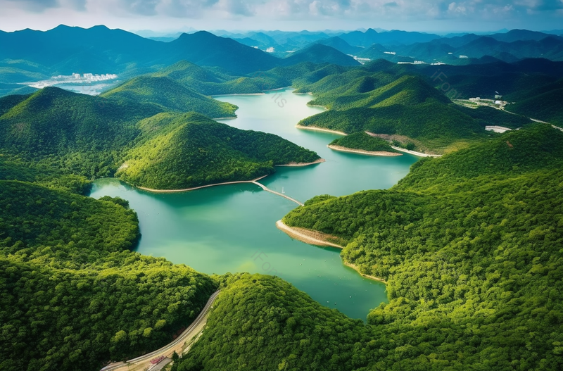 香港大潭水塘风景,高清,摄影图,摄影图片,图片大全,摄影图免费下载